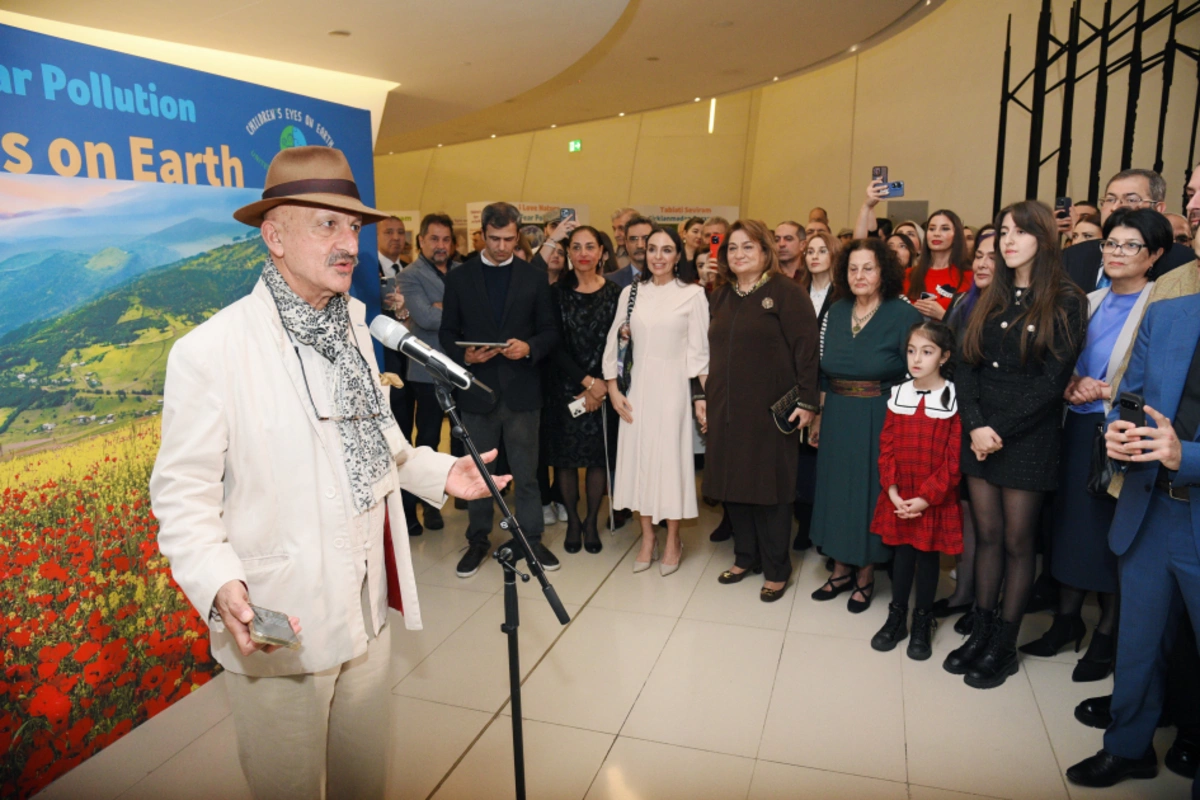 Earth Through Childrens Eyes Photo Exhibition Launches at Azerbaijans Heydar Aliyev Center