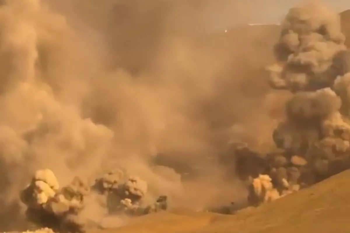 US Strikes Iran’s Underground Damavand Missile Base - VIDEO