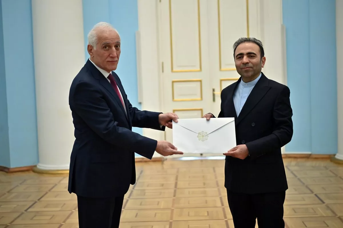 Armenian President Receives New Iranian Ambassador