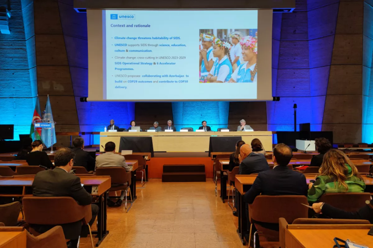 UNESCO Hosts Conference From Baku to Belém: Climate Action for Building Informed, Resilient Societies