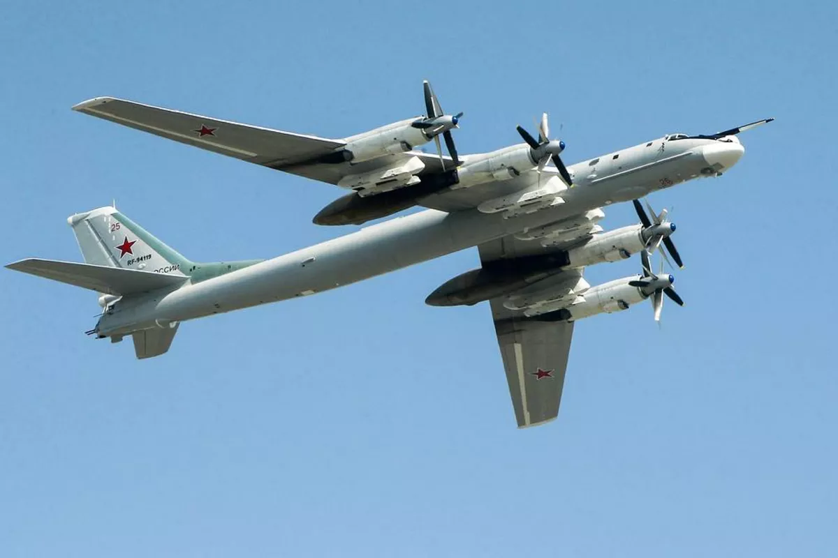 Russia's Tu-95MS Bombers Fly Over Barents, Norwegian Seas