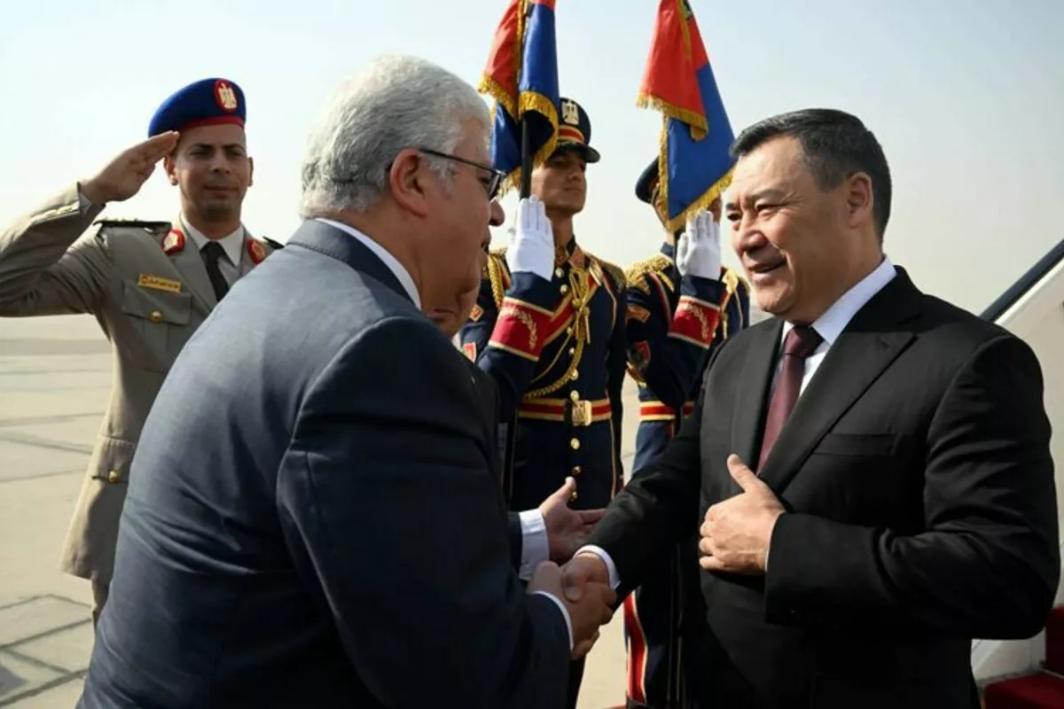 Kyrgyz President Arrives in Egypt for Official Visit