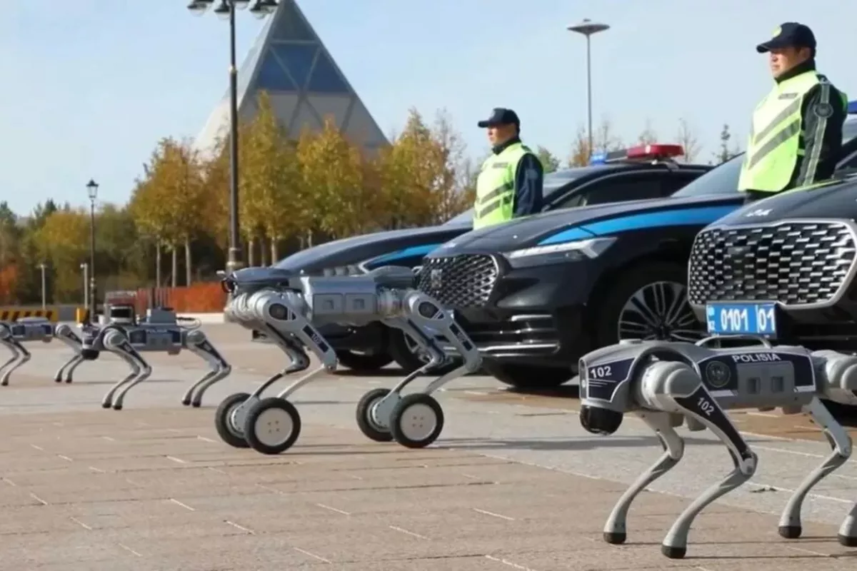 Kazakhstan Deploys AI-Powered Robot Dogs to Help Police Identify Wanted Suspects