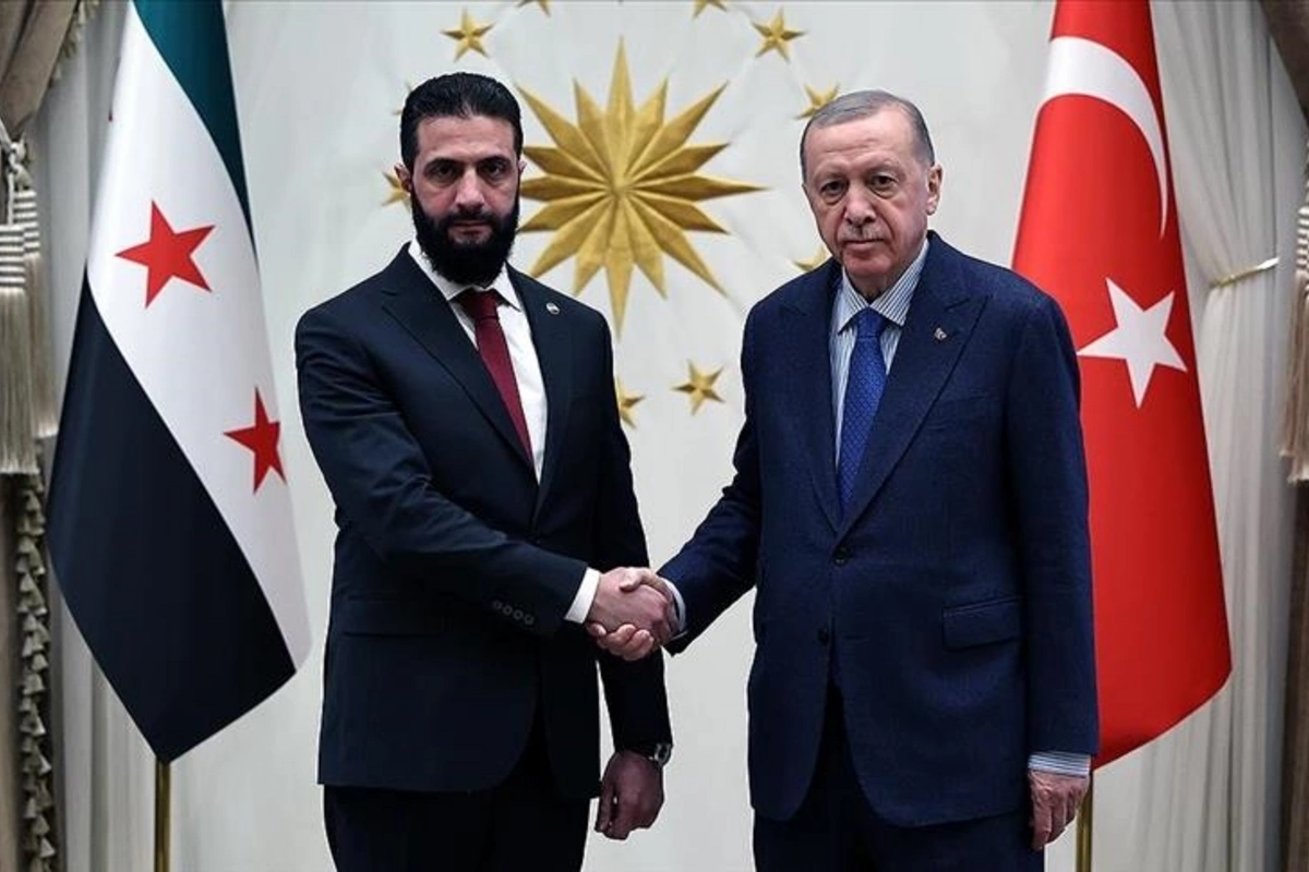 Türkiye's Erdogan Meets with Syrian Interim President Sharaa in Ankara