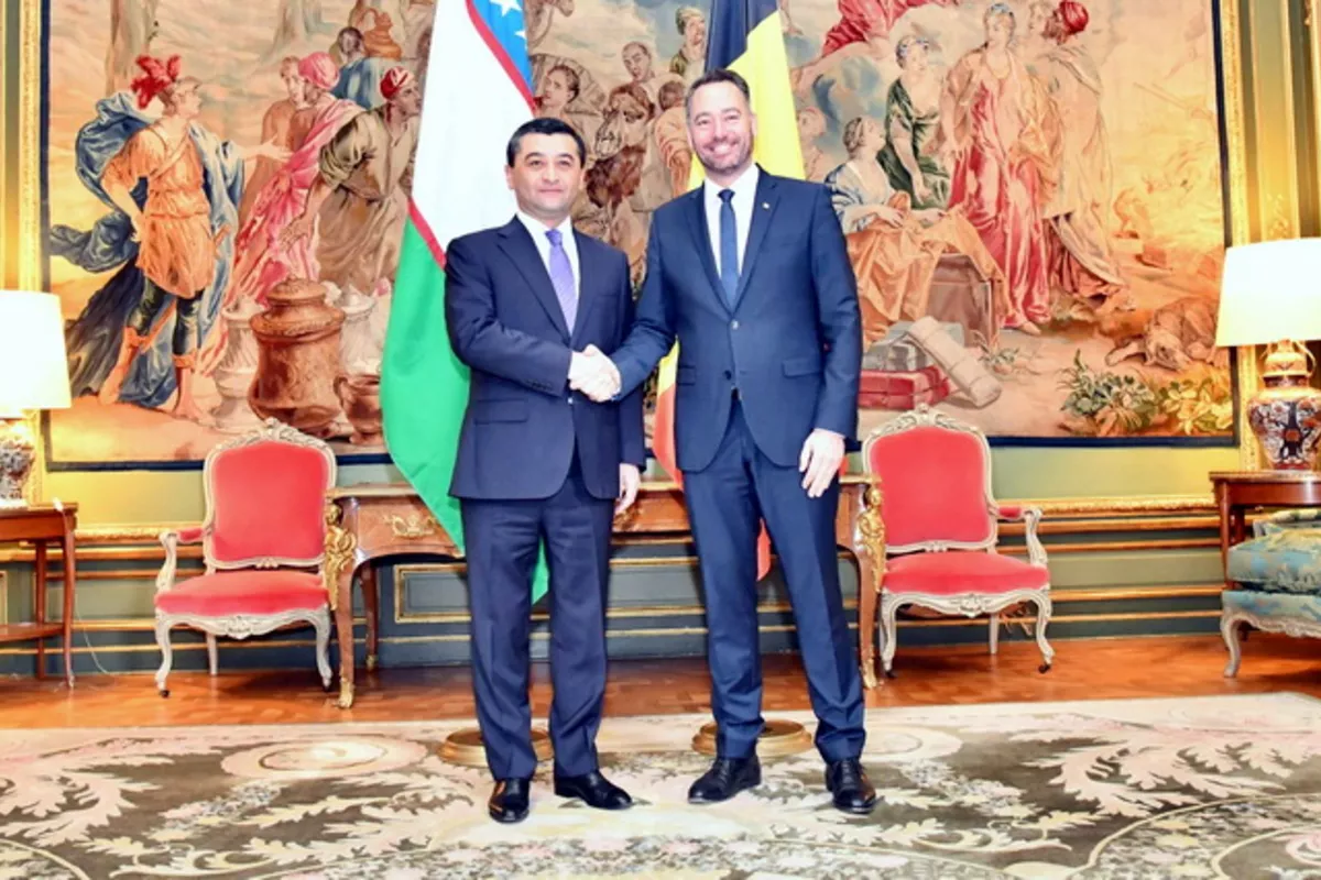 Uzbek FM Meets Belgium’s Top Diplomat to Boost Economic and Regional Cooperation