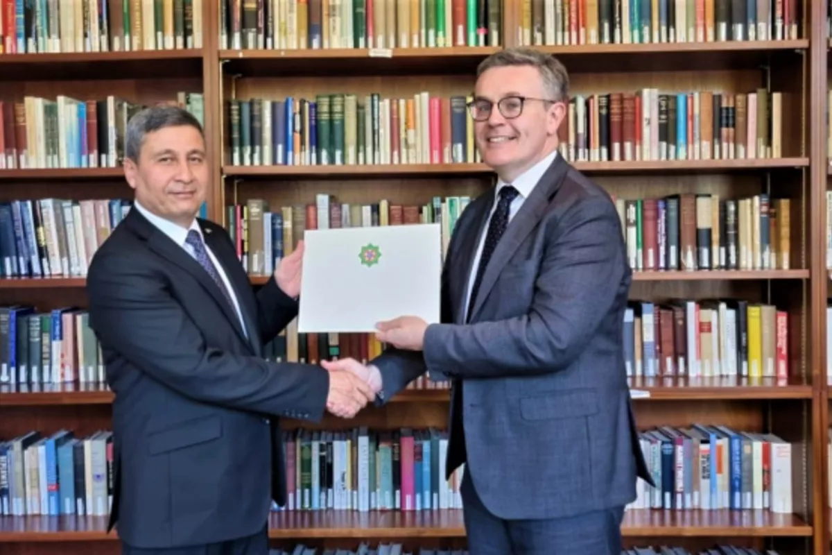 Turkmen Ambassador Presents Credentials and Expands Bilateral Cooperation with Ireland
