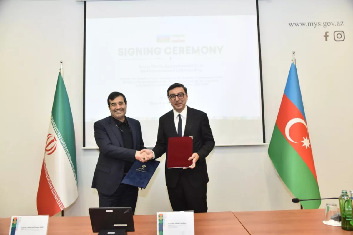 Azerbaijan, Iran Sign Action Plan in Youth and Sports