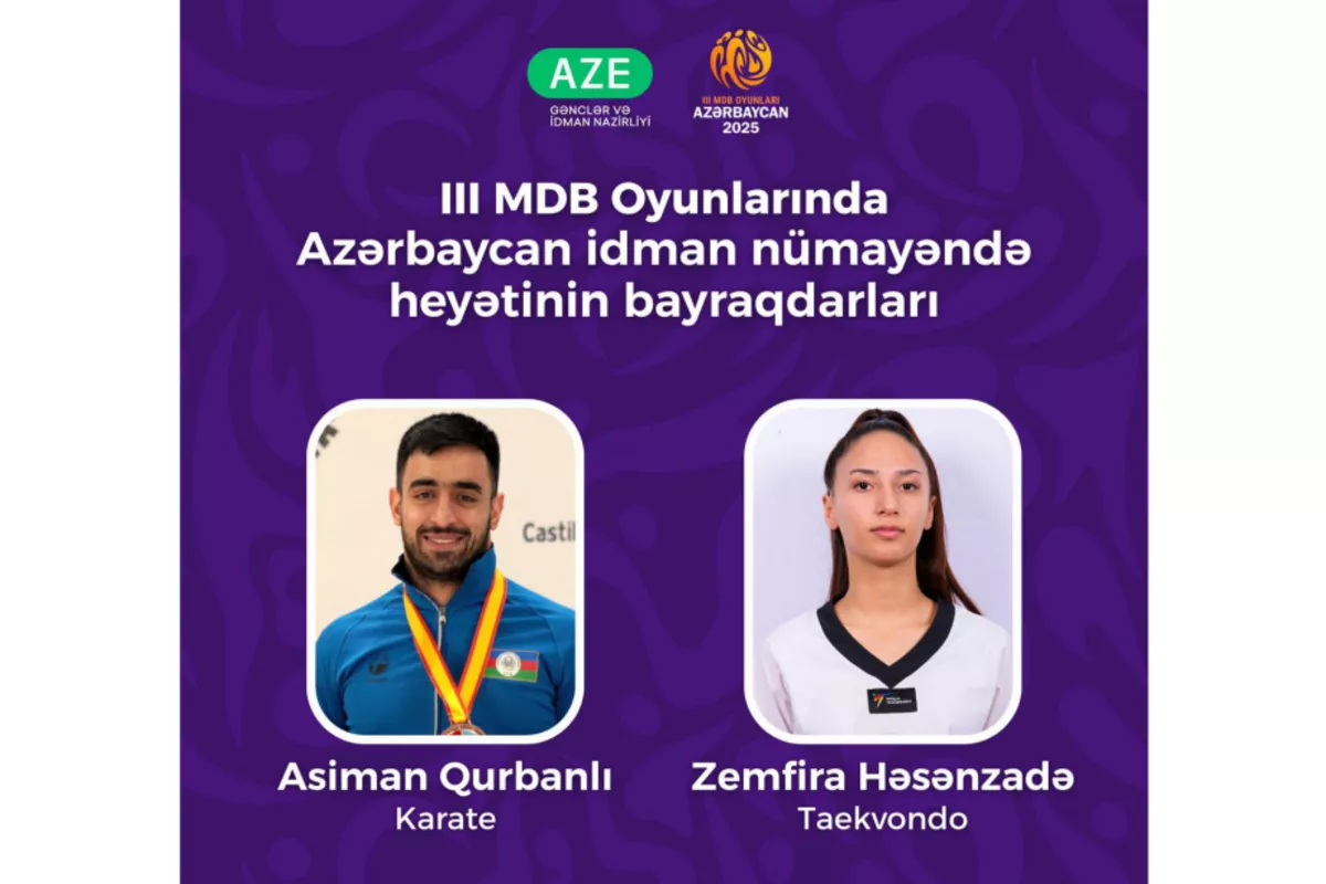 Azerbaijan Reveals Flag Bearers for 3rd CIS Games Opening Ceremony