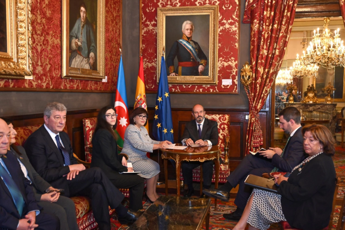 Azerbaijan’s Parliament Speaker Hails Development of Co-Op with Spain in Several Areas