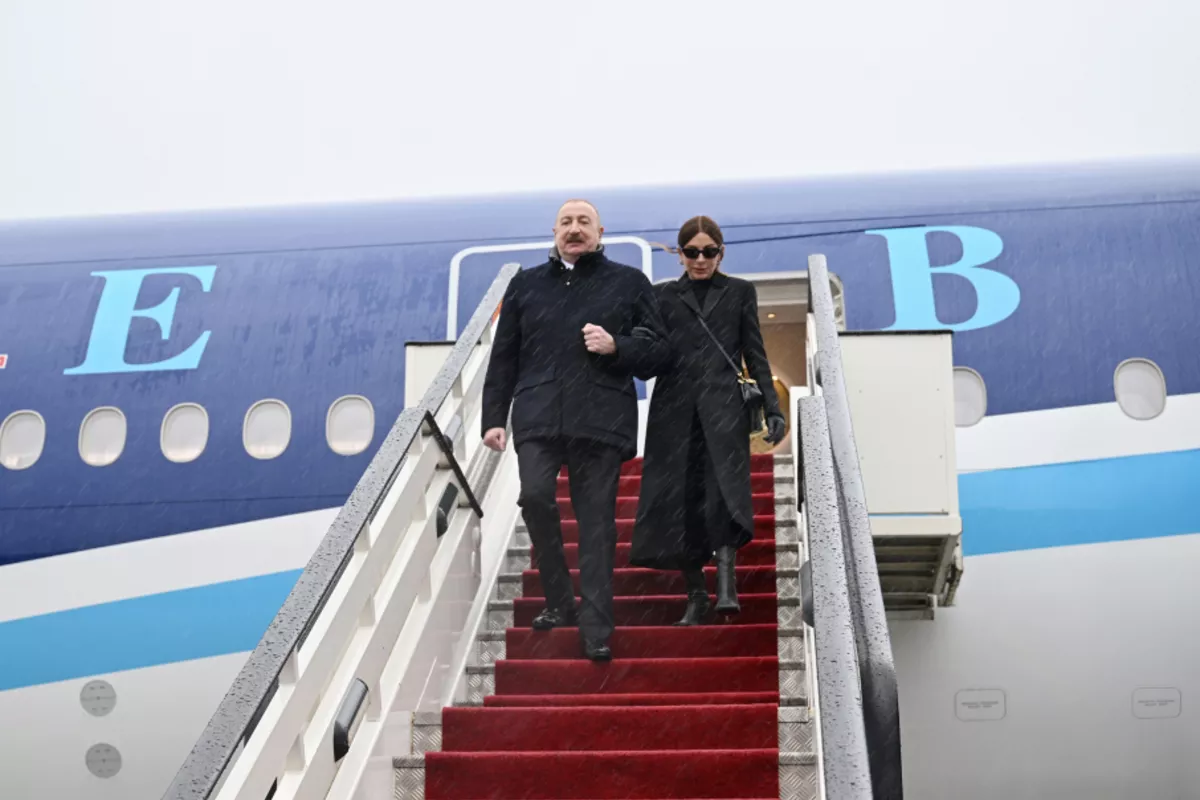 President Ilham Aliyev Arrived in Serbia on Official Visit
