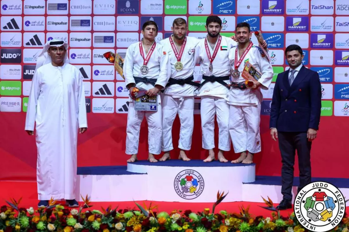 Tajik Judokas Win Silver and Bronze at Abu Dhabi Grand Slam