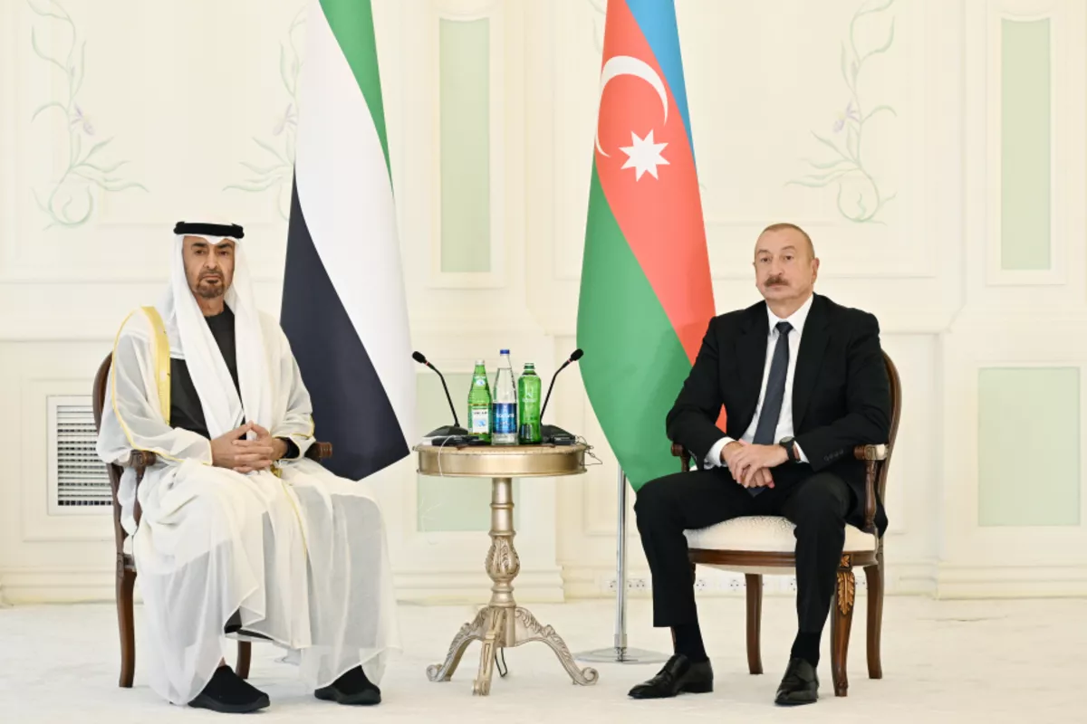President Aliyev Hails Successful Development of Azerbaijan-UAE Political Ties