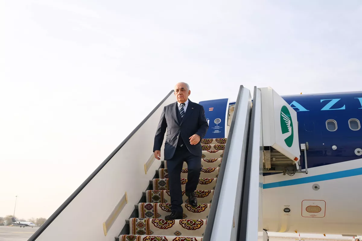 Azerbaijani PM Arrives in Turkmenistan for Neutrality Day