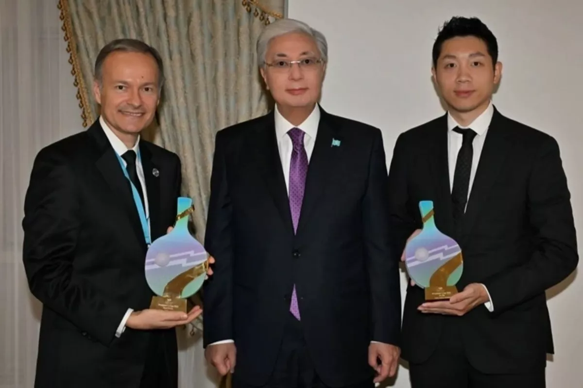 Kazakh Leader Serves Up Warm Welcome to Table Tennis Legends