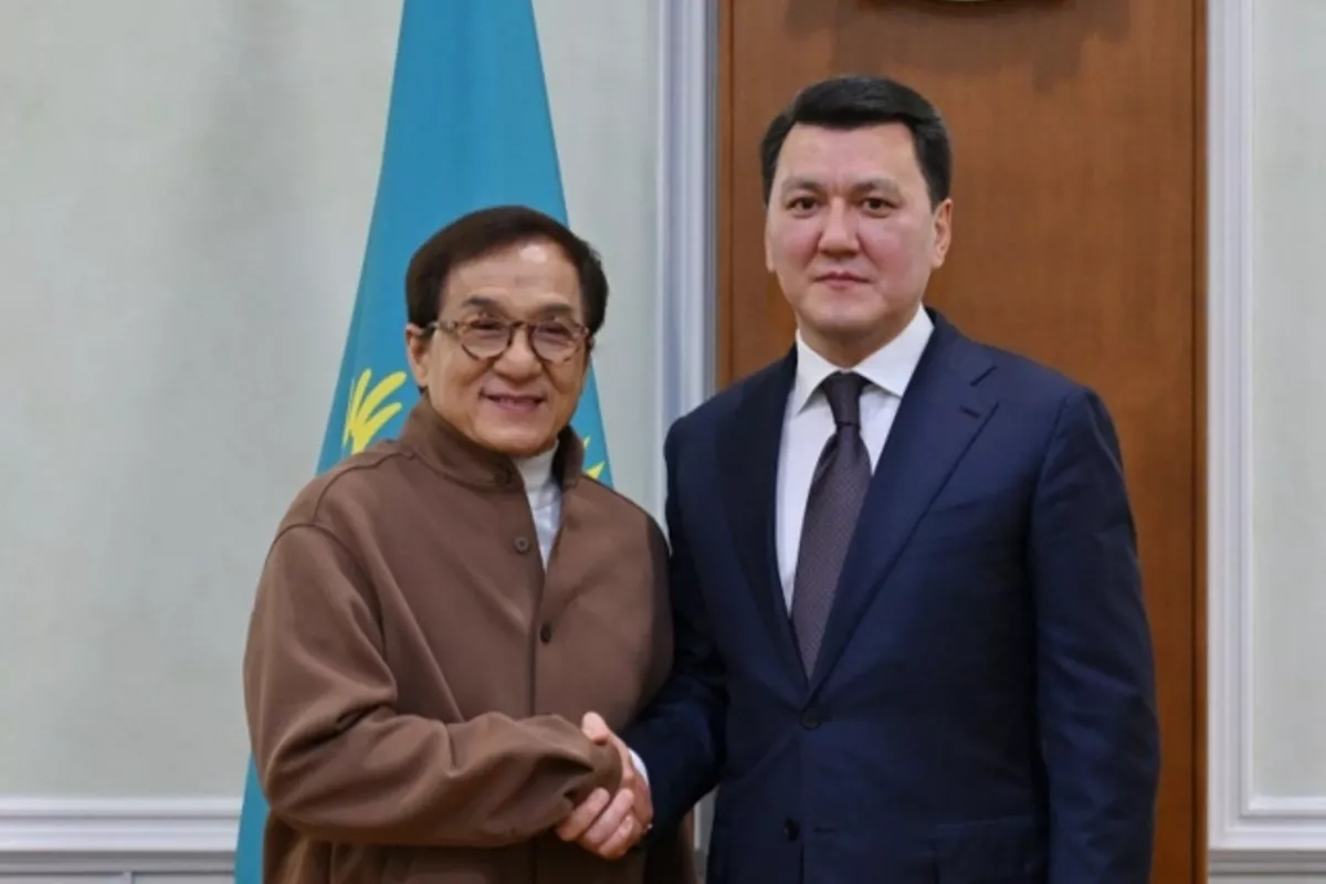 Jackie Chan Discusses New Film Projects in Kazakhstan