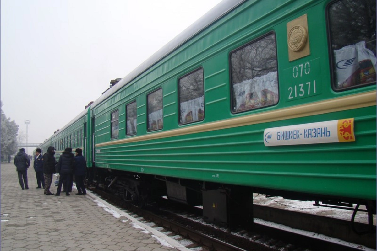 Bishkek’s First Train to Moscow Departs