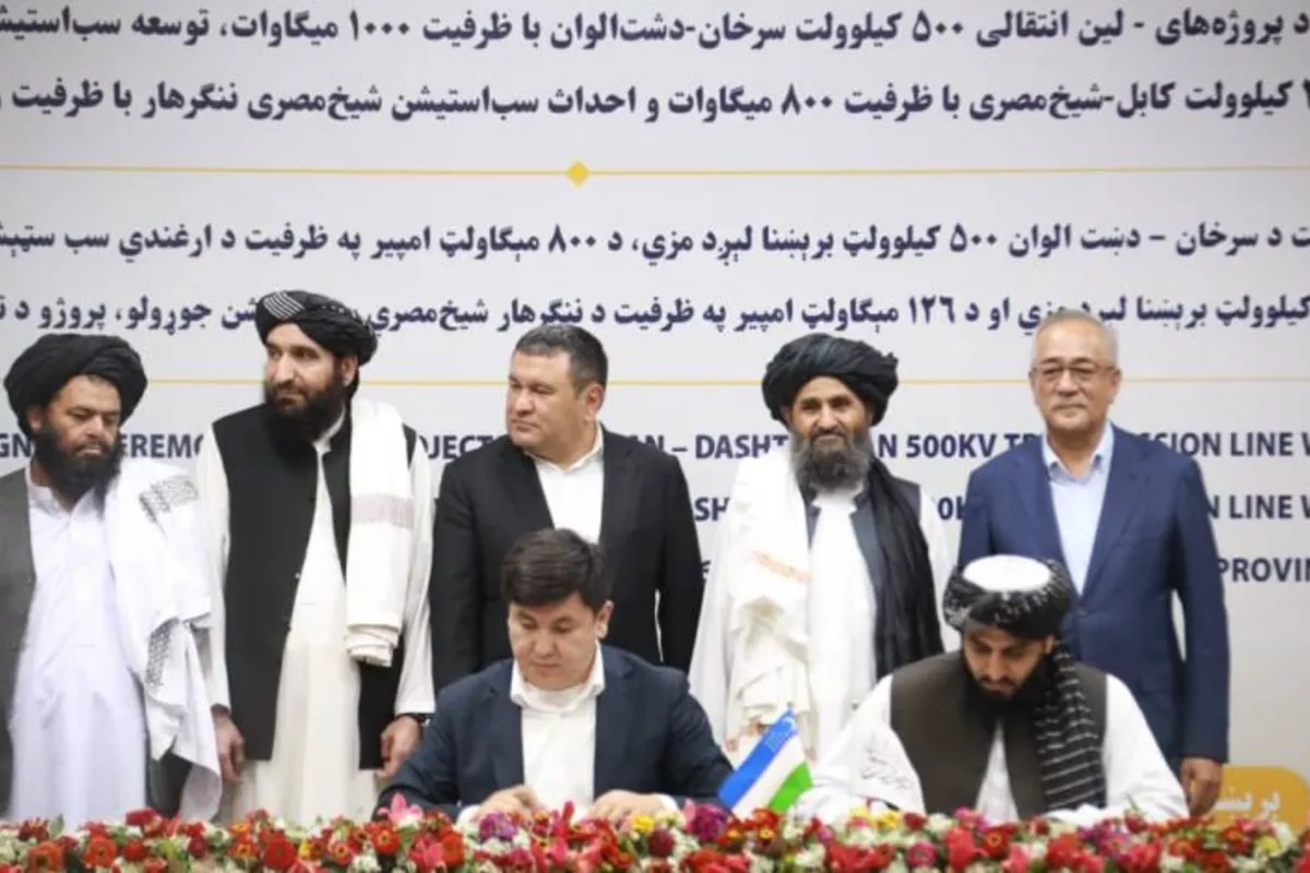 Afghanistan and Uzbekistan Sign Agreements for Four Major Electricity Projects