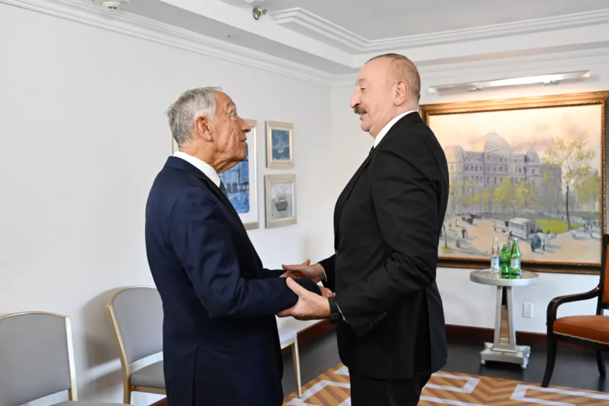 Azerbaijani, Portuguese Presidents Meet in New York