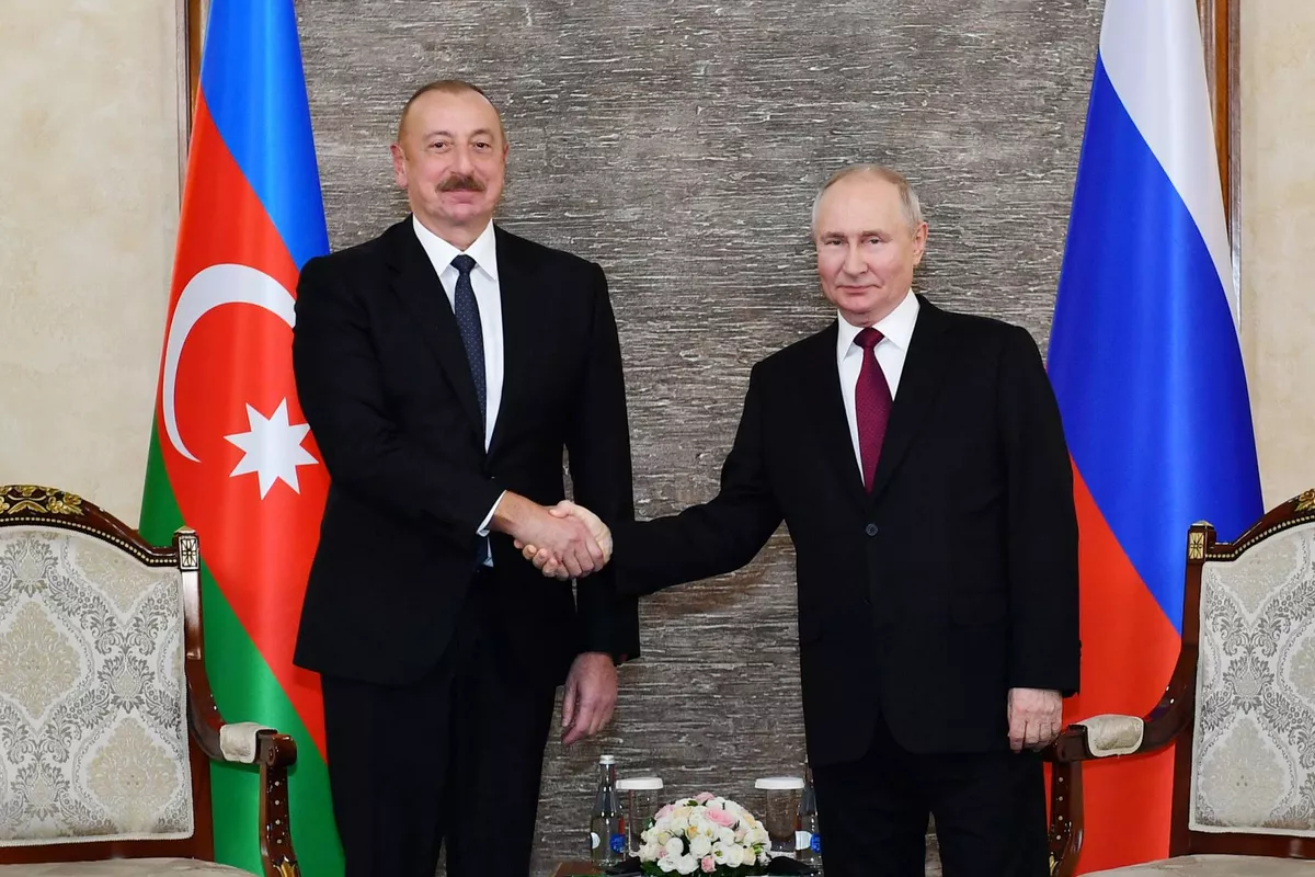 Azerbaijani Leader Congratulates Russian Counterpart on His 74th Birthday