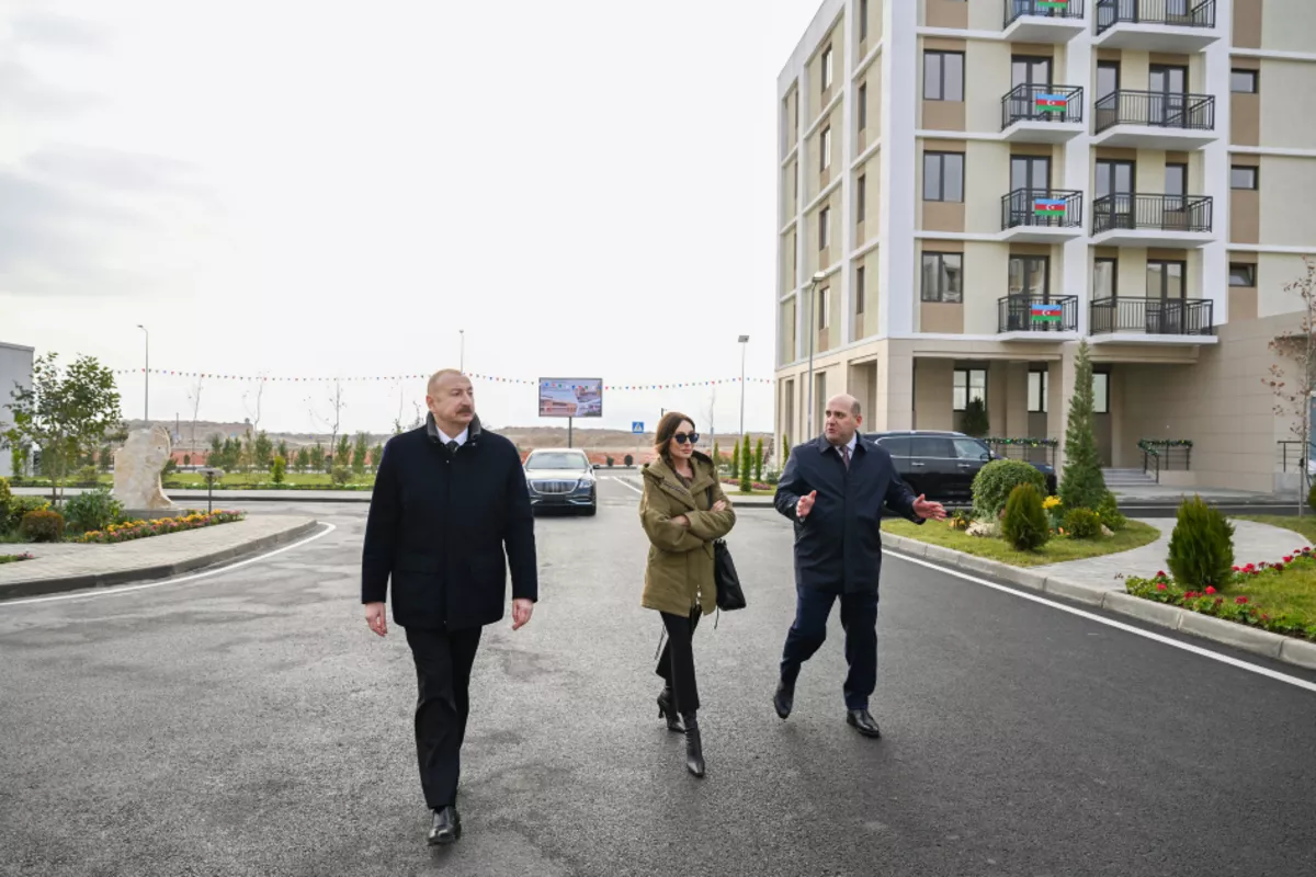 President Aliyev Inaugurates Second Residential Complex in Aghdam