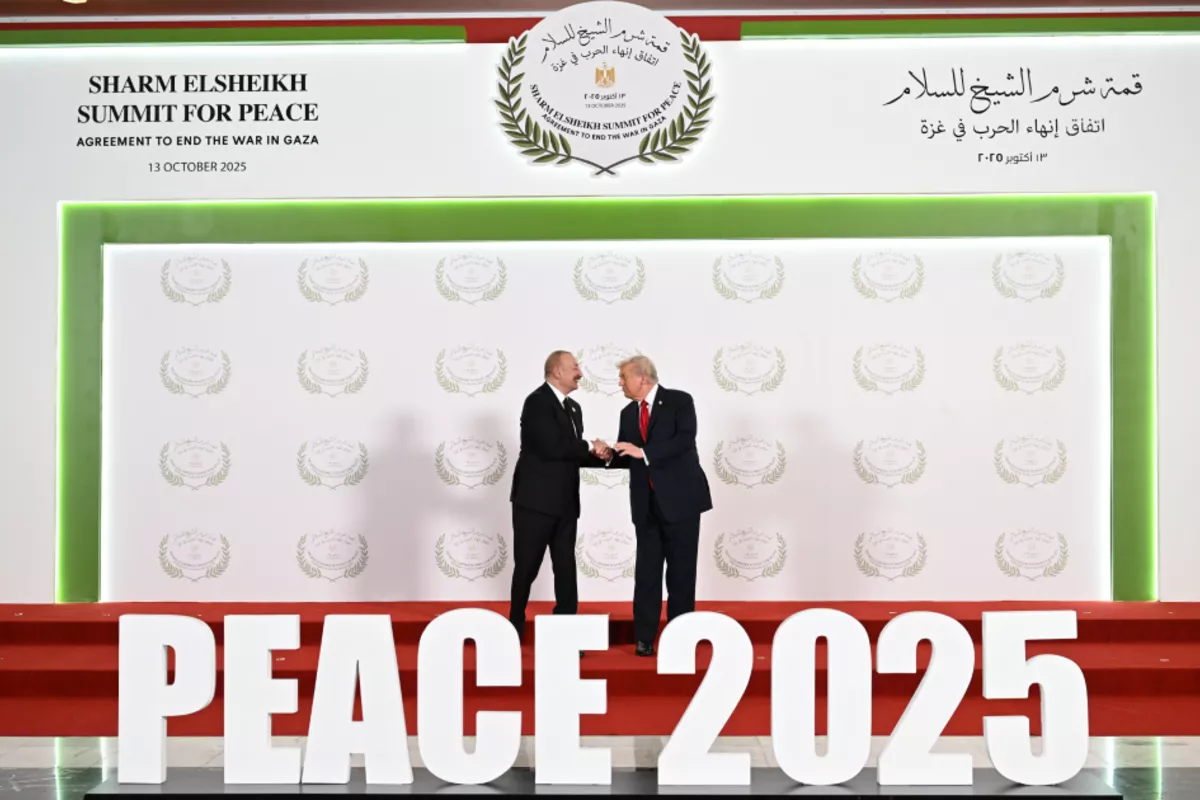 President Ilham Aliyev Participates in Middle East Peace Summit
