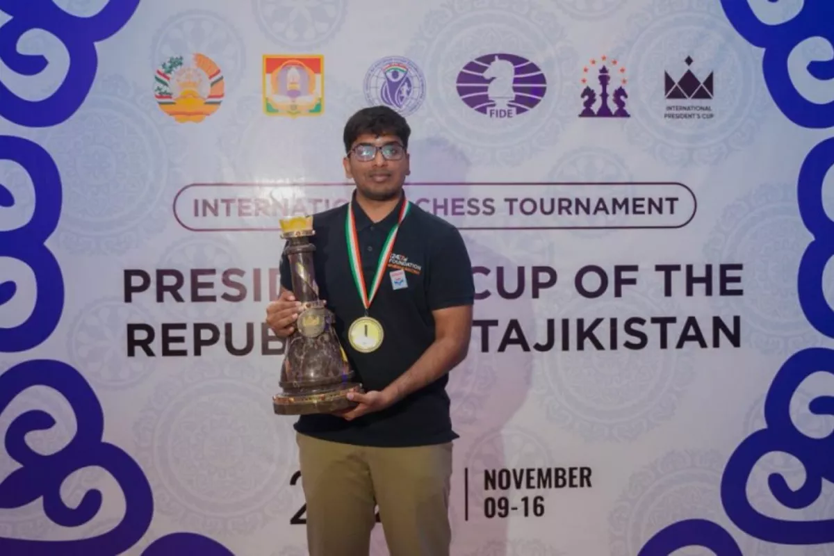 Indian Chess Star Wins Tajikistan President’s Cup in Dushanbe