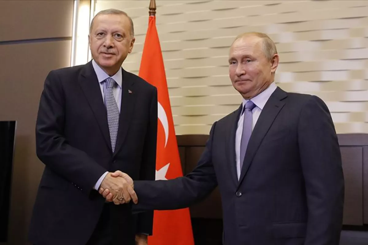 Erdogan, Putin Discuss Bilateral Ties and Global Issues