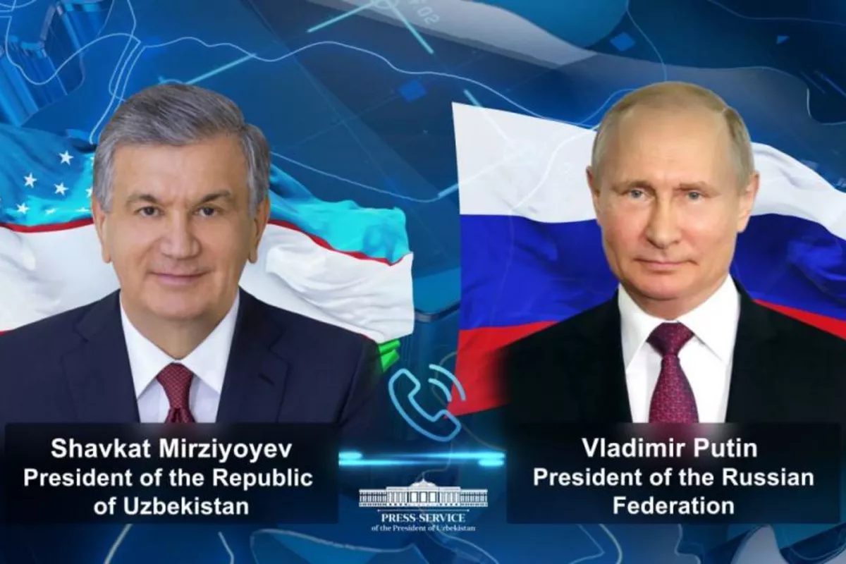 Uzbekistan and Russia's Leaders Hold Telephone Conversation