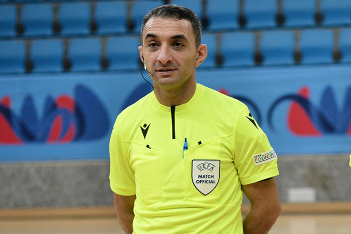 Azerbaijani Futsal Referee to Officiate EURO 2026 Group Match