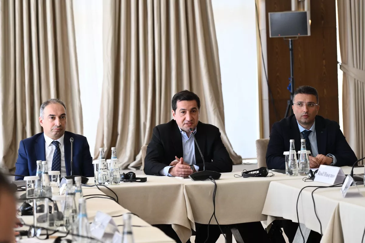Hikmat Hajiyev Participates Meets Azerbaijan and Armenia Civil Society Leaders in Gabala