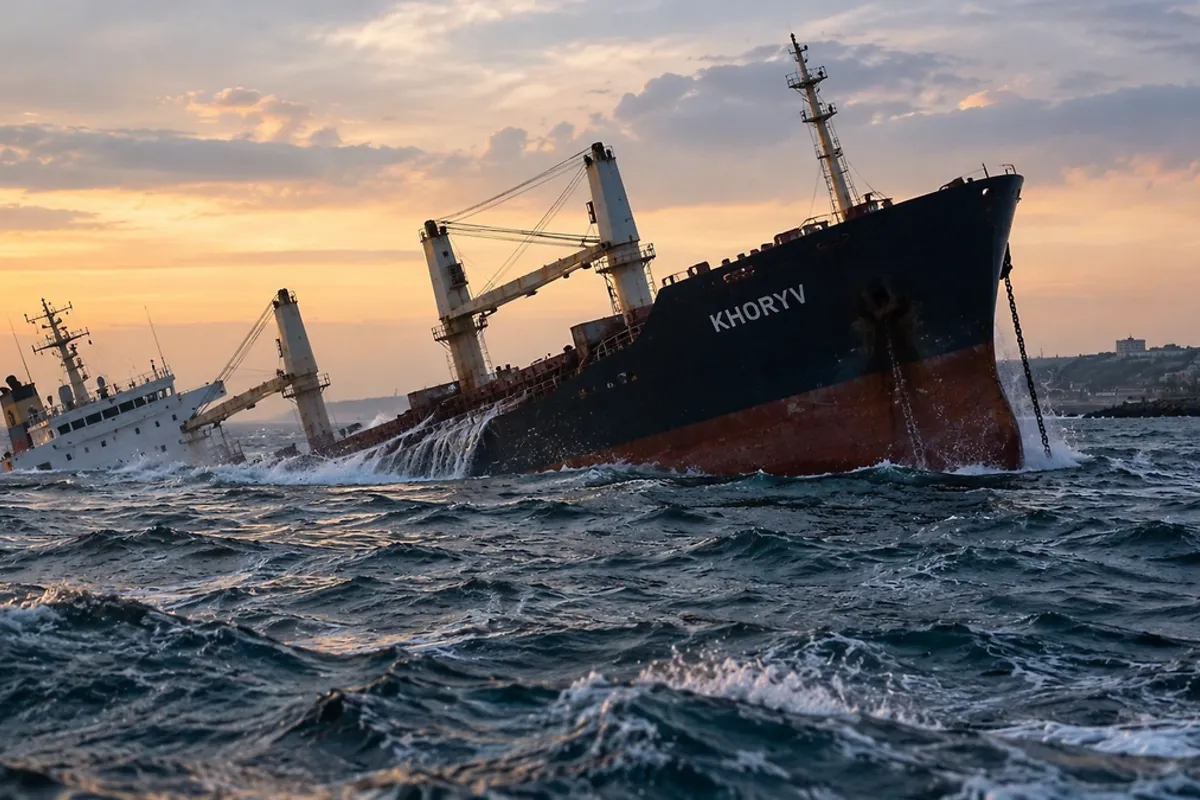 Black Sea Shipwreck: Vessel With Ukrainian and Azerbaijani Crew Sinks