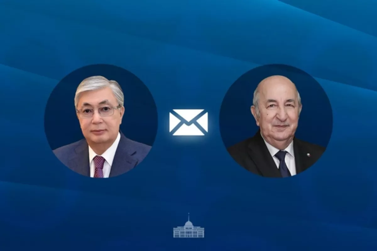 Kazakh President extends Revolution Day Greetings to Algerian Counterpart