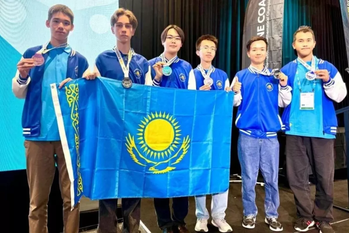 Young Kazakh Geniuses Win Six Medals at 2025 Math Olympiad