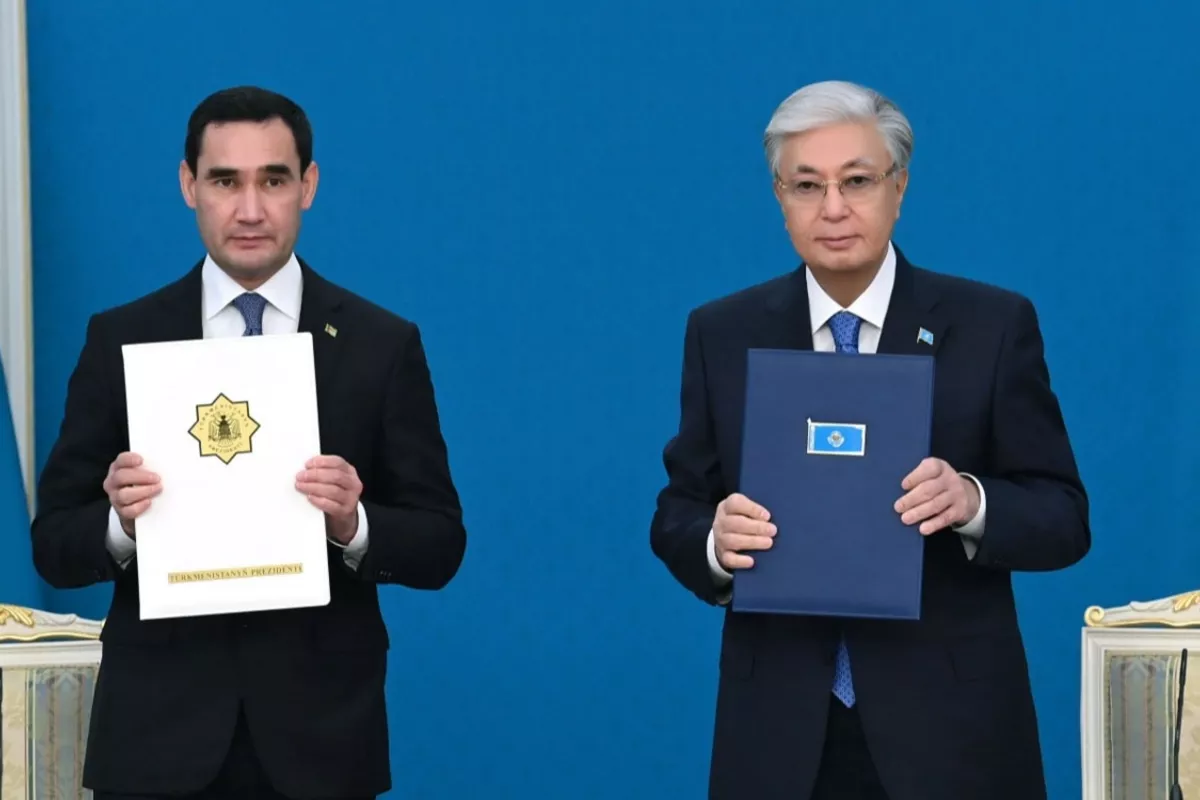 Kazakhstan, Turkmenistan Seal New Partnership Deal in Astana