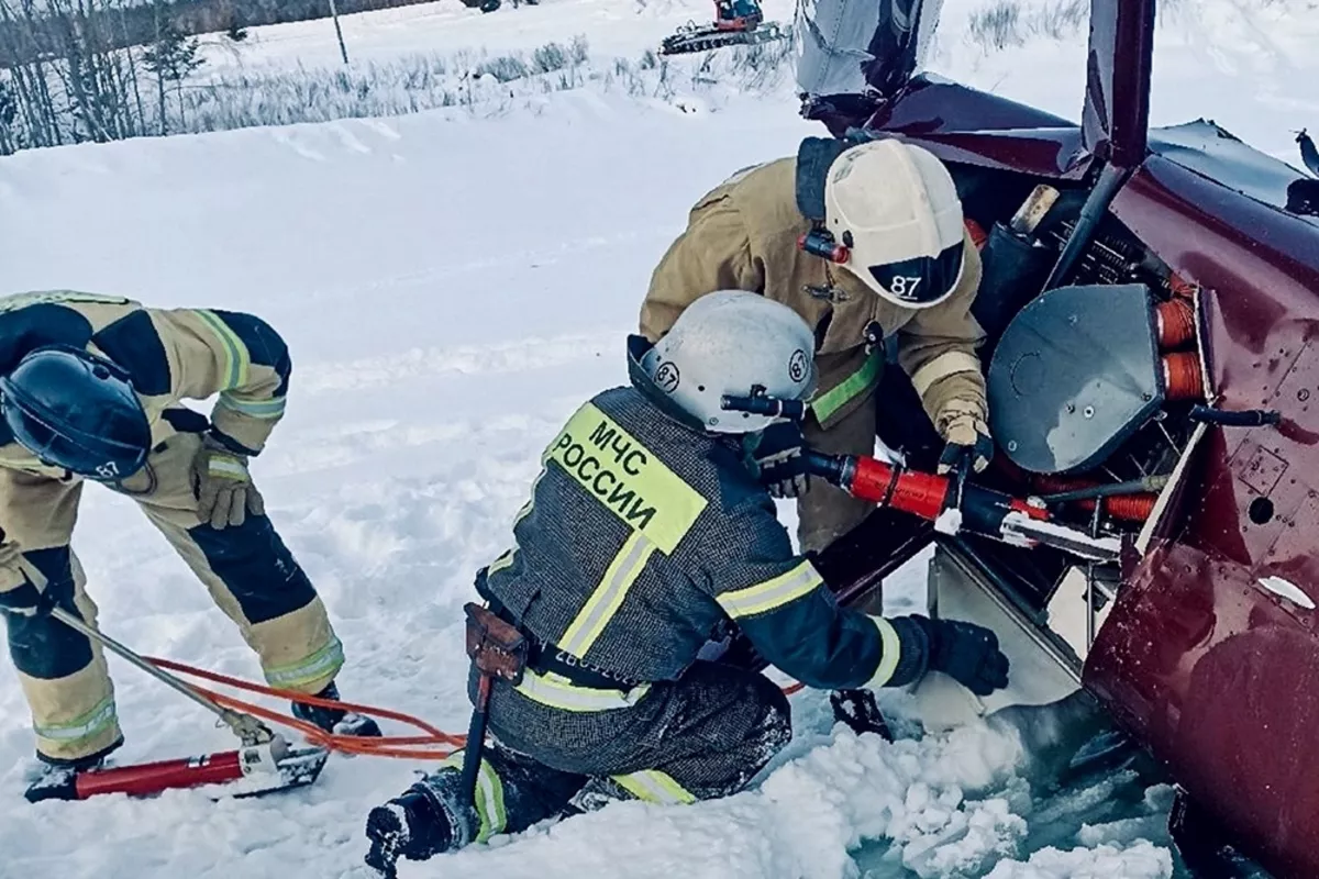 Two Dead in Private Helicopter Crash in Russia’s Perm Region