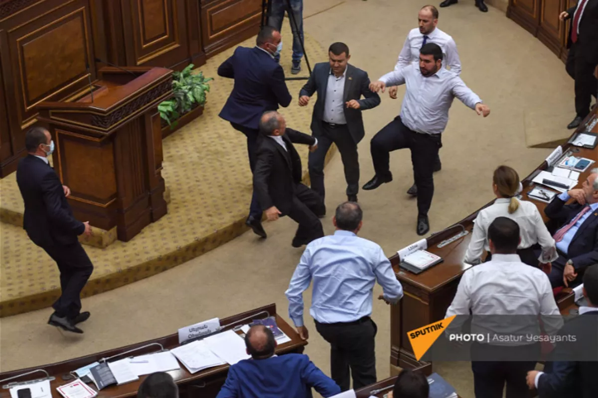 Second Scuffle Erupts in Armenia’s Parliament in Less Than an Hour