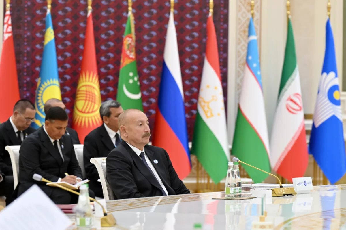 Azerbaijani Leader Attends Expanded CIS Leaders’ Meeting in Turkmenistan