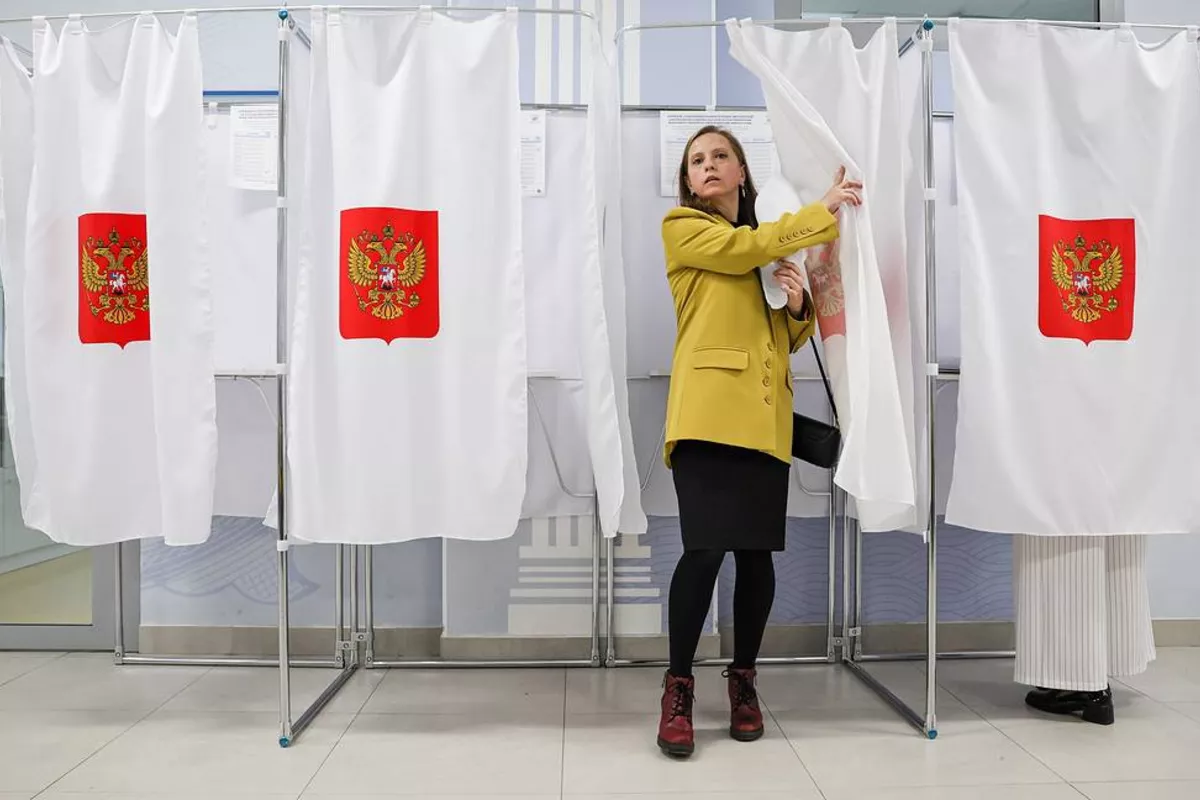 Russian Parliamentary Election Turnout Hits 45%