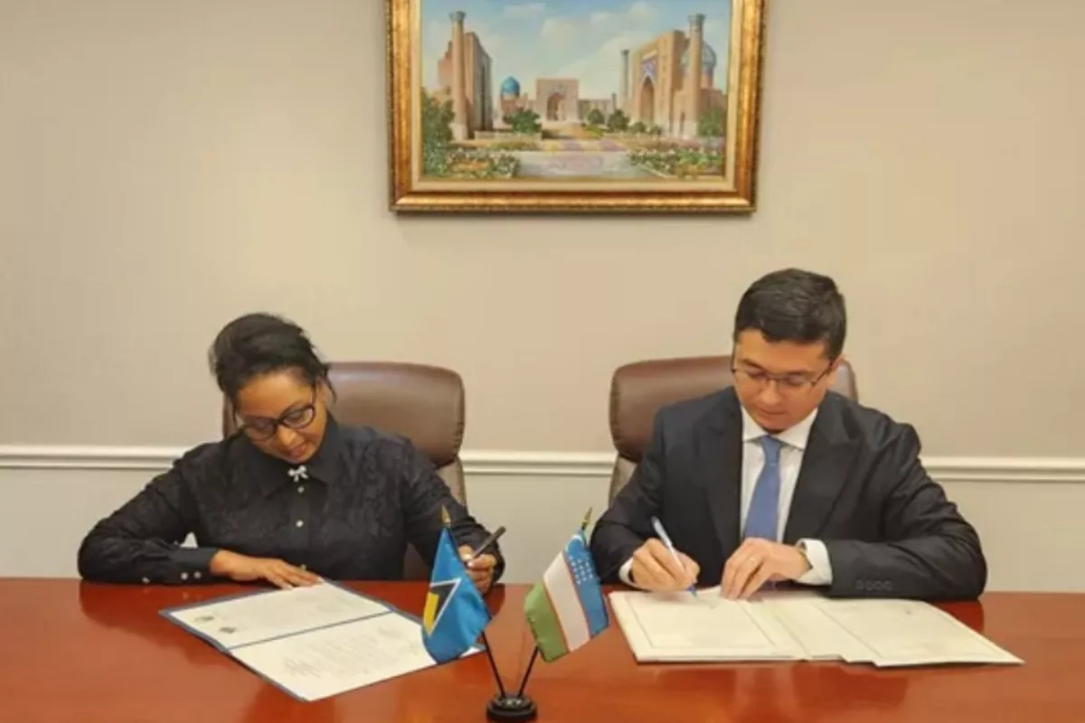 Uzbekistan Establishes Diplomatic Ties with Saint Lucia