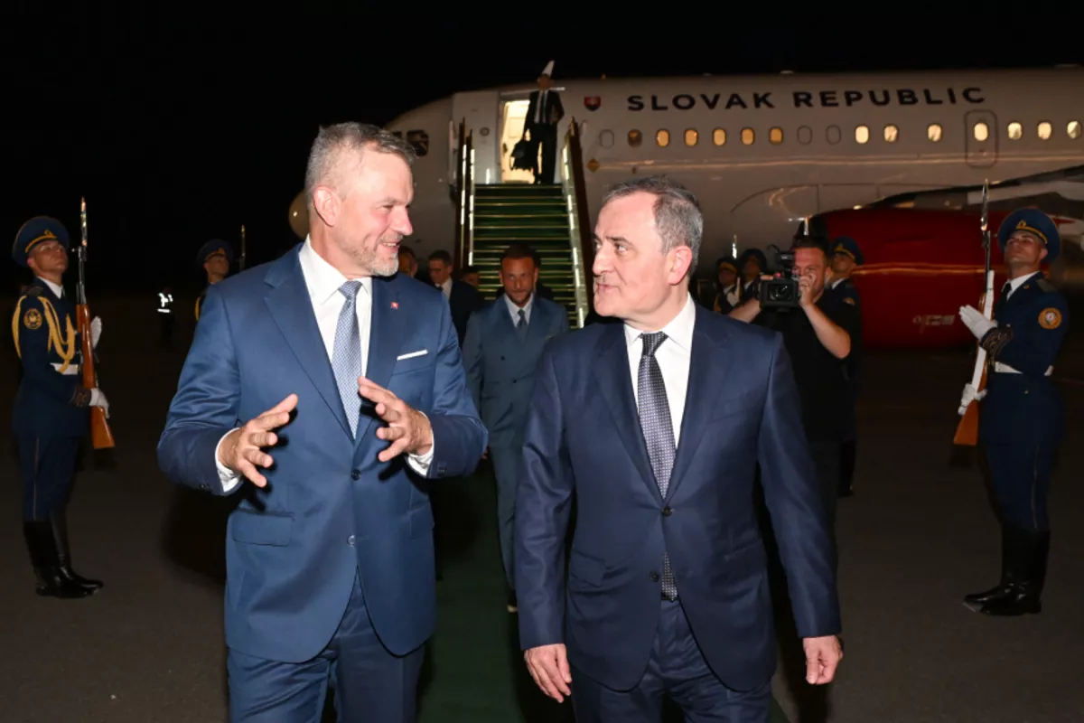 Slovak President Arrives in Azerbaijan on Official Visit