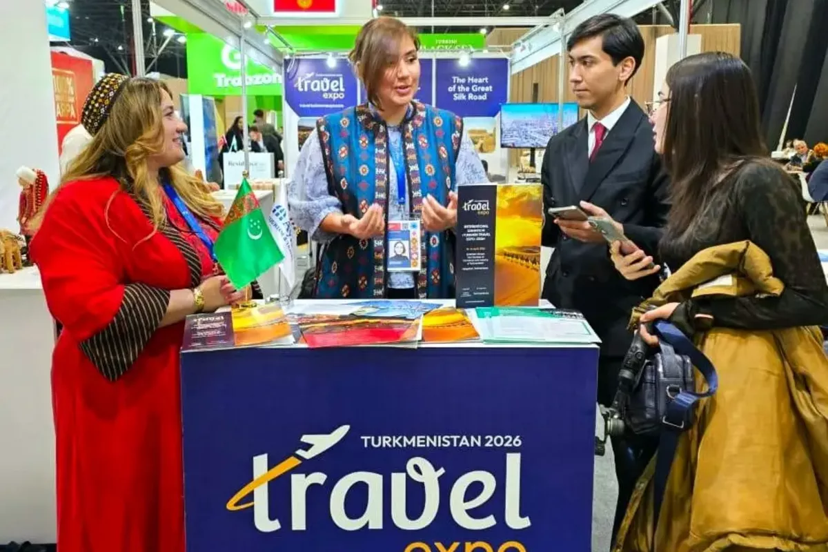 Turkmenistan Pavilion Draws Crowds at Silk Road Tourism Fair