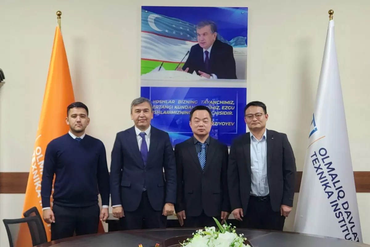 Uzbek Institute, CONCH Cement Seal Strategic Partnership