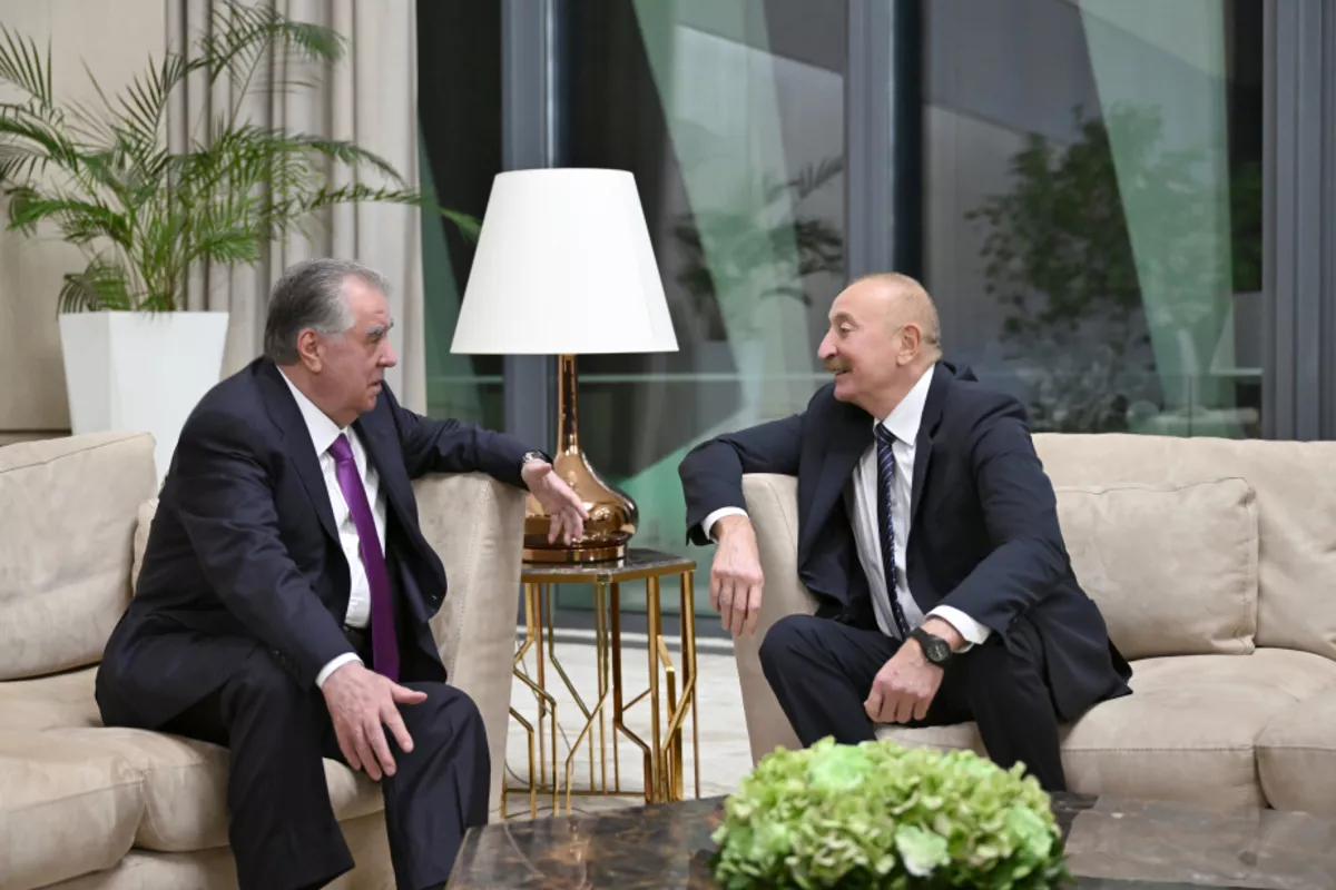 Aliyev, Rahmon Praise Friendly Relations Between Azerbaijan, Tajikistan