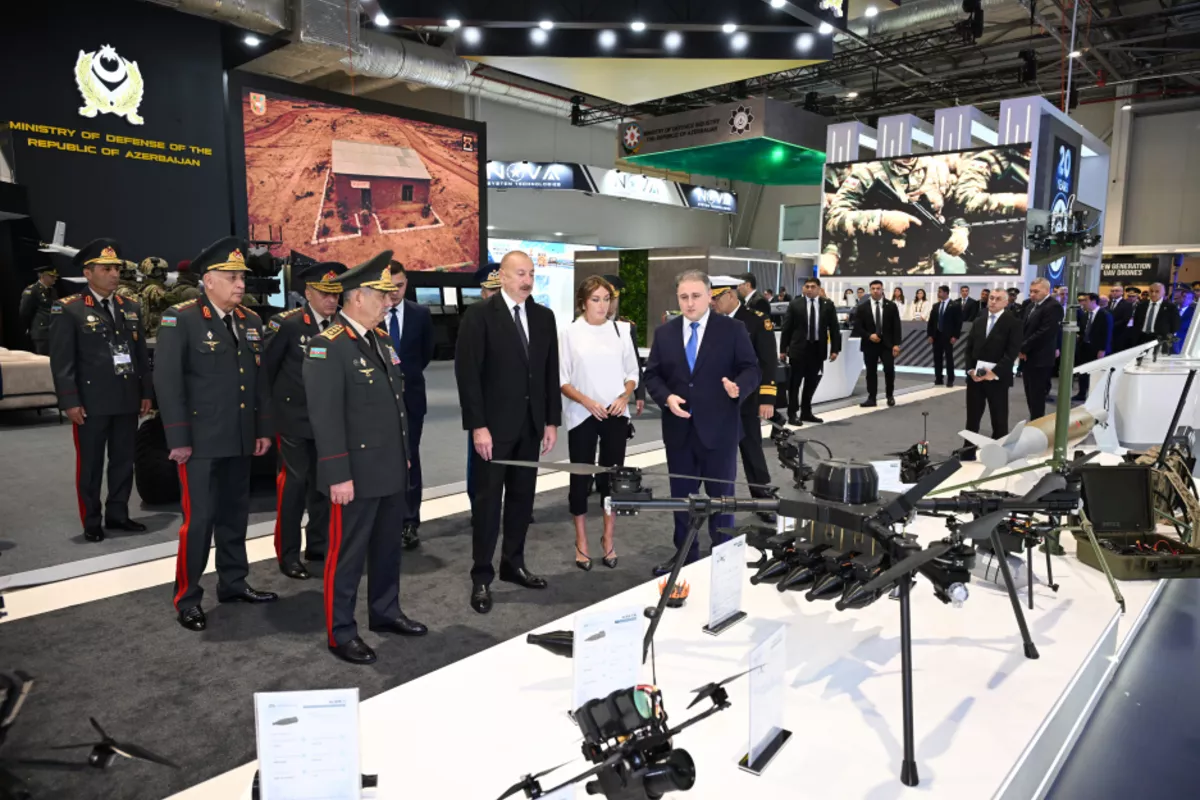 Azerbaijan's President Visits ADEX 2026 and Securex Caspian Exhibitions