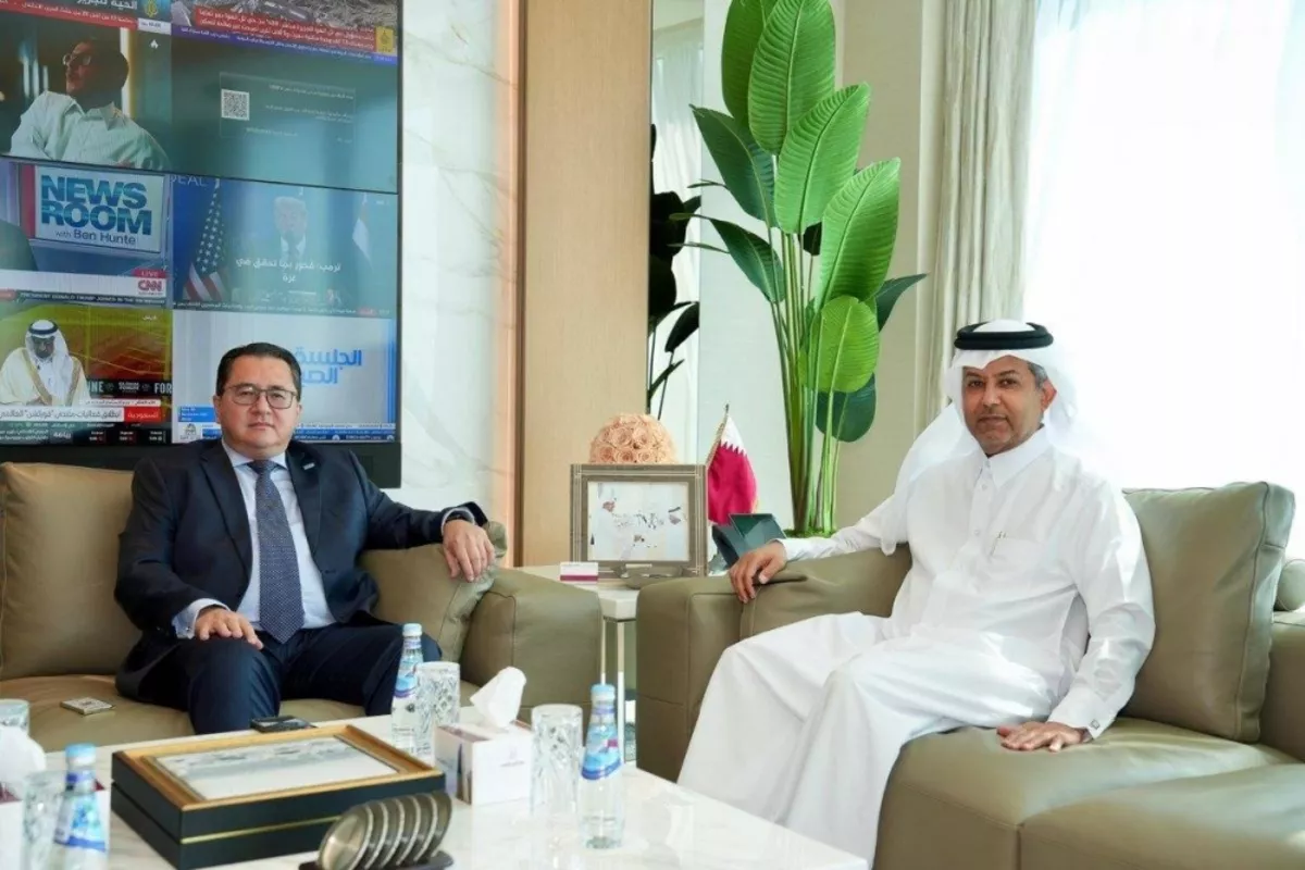 QNA Director-General Meets Kazakh Ambassador
