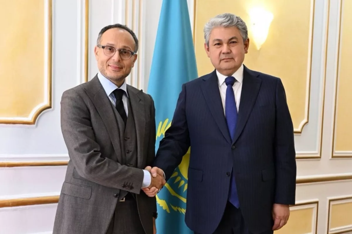 TURKPA Secretary-General Holds Meeting with Kazakh Foreign Minister