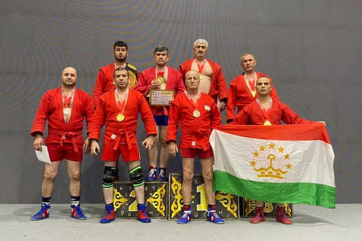 Tajik Sambo Masters Claim 30 Medals at Asian Cup