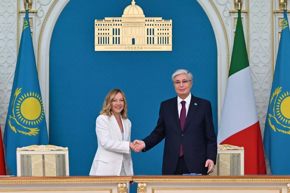 Kazakhstan's Tokayev Congratulates Italy's Meloni on Historic Government Milestone