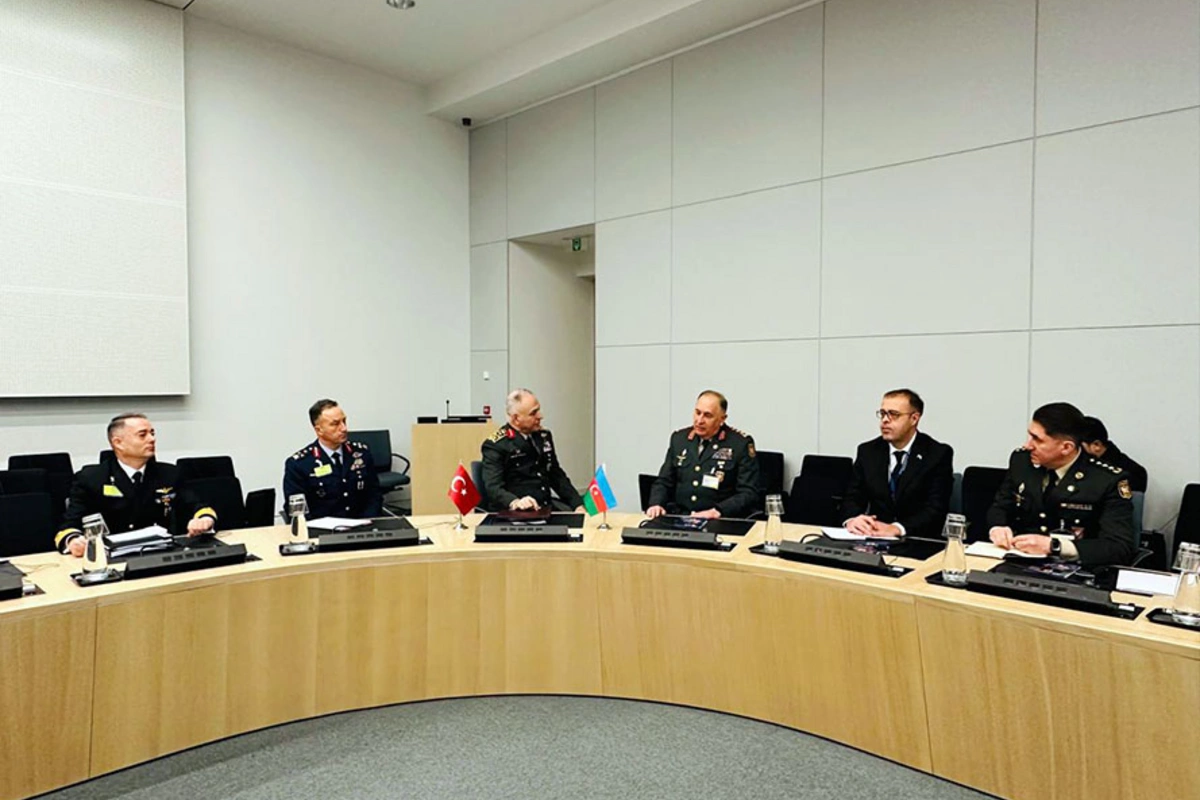 Azerbaijan Army's Chief of General Staff Holds Series of Meetings in Brussels