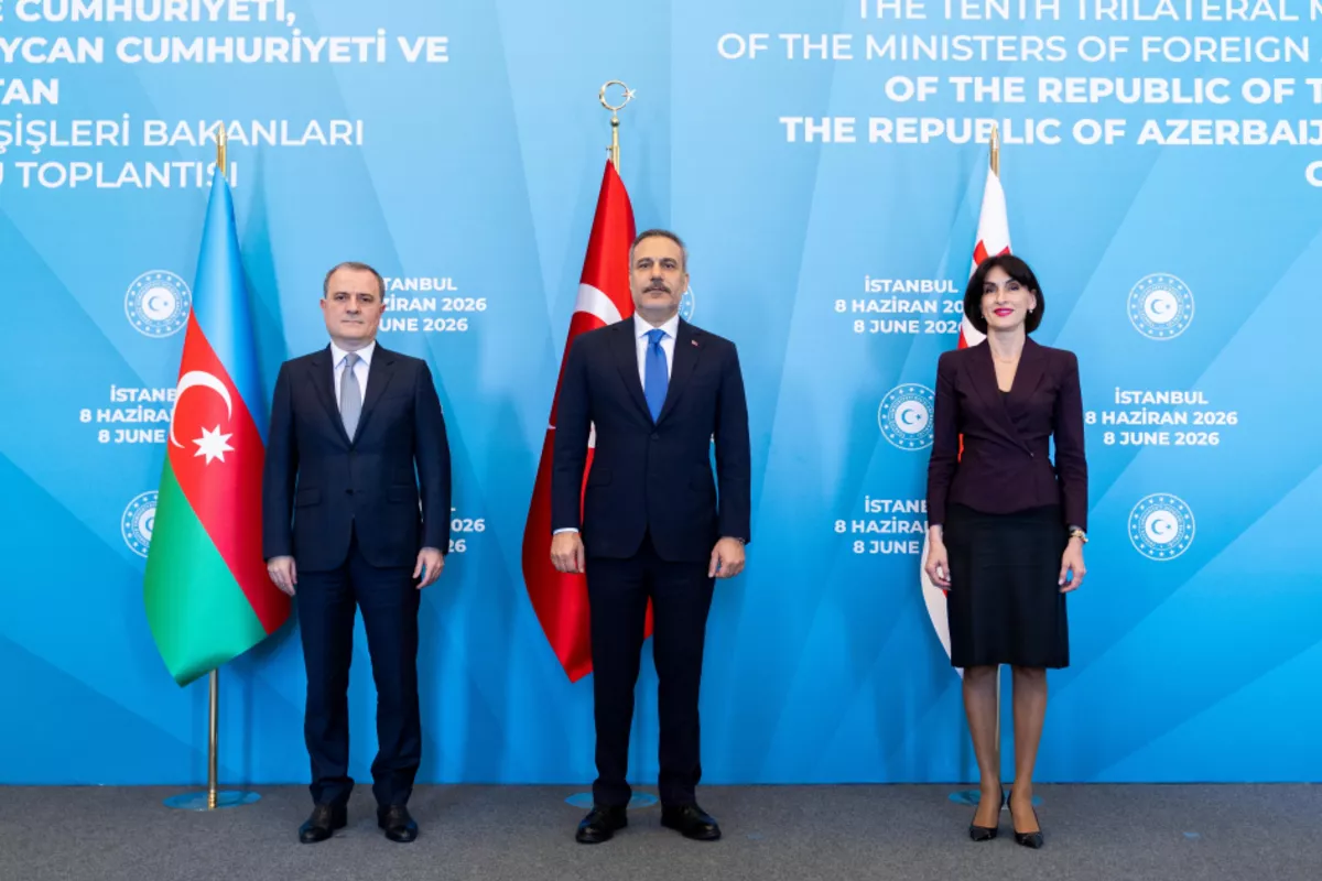 Azerbaijani, Turkish, Georgian FMs Meet in Istanbul